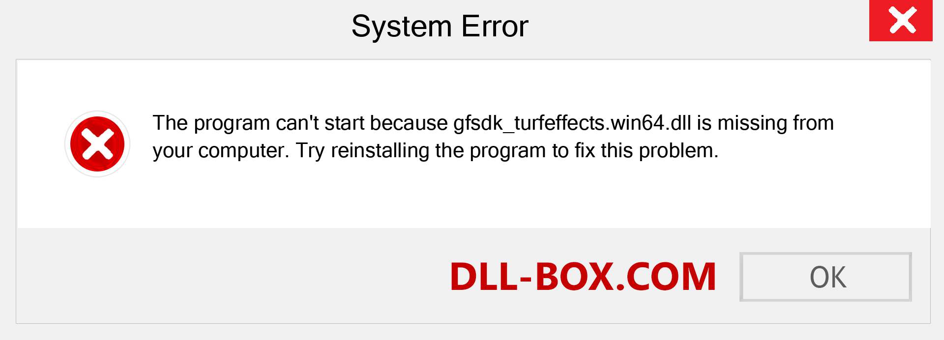  gfsdk_turfeffects.win64.dll file is missing?. Download for Windows 7, 8, 10 - Fix  gfsdk_turfeffects.win64 dll Missing Error on Windows, photos, images